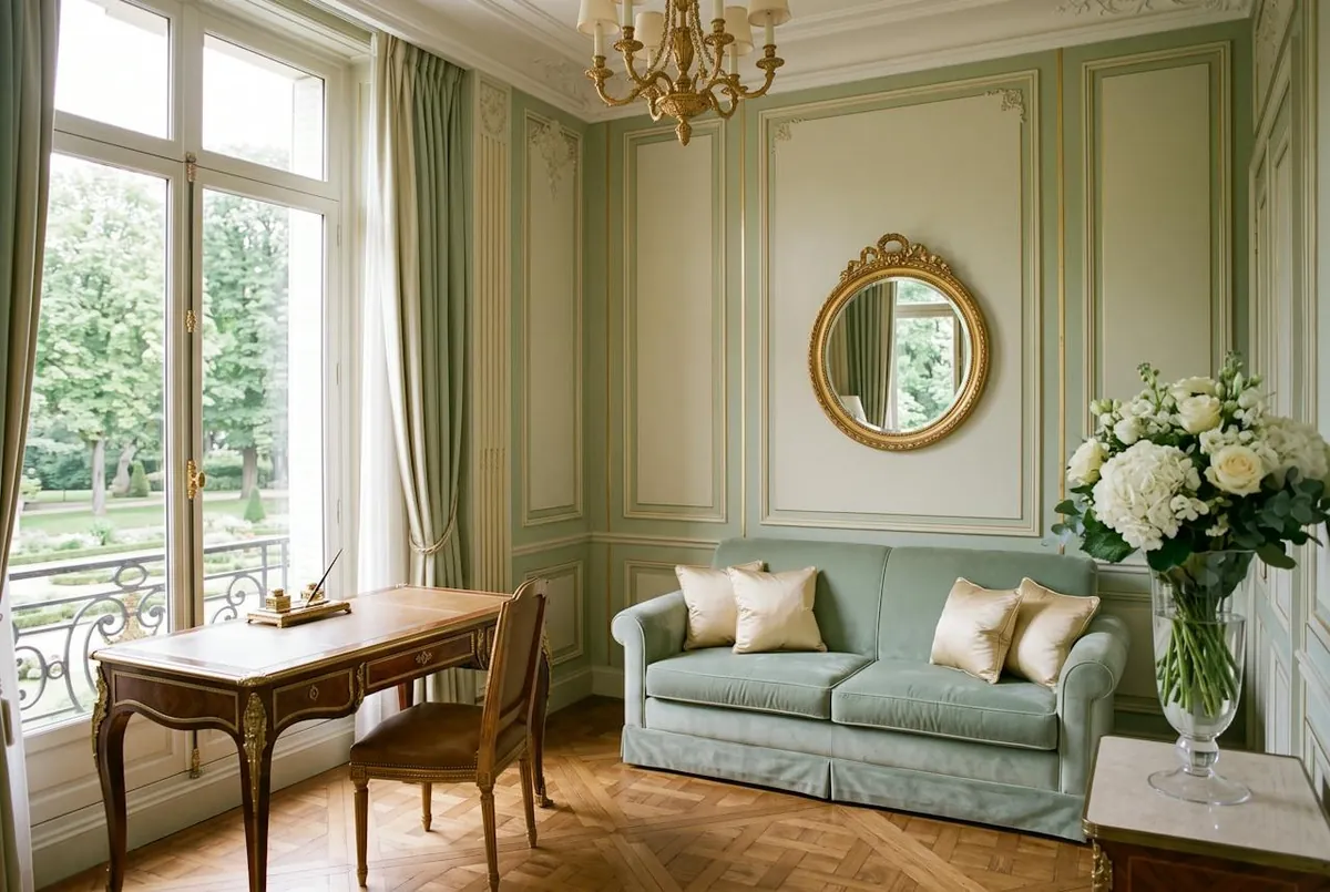 le salon d'une suite
